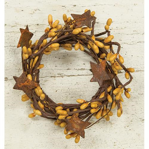 Pip Berry Ring With Stars Old Gold 2