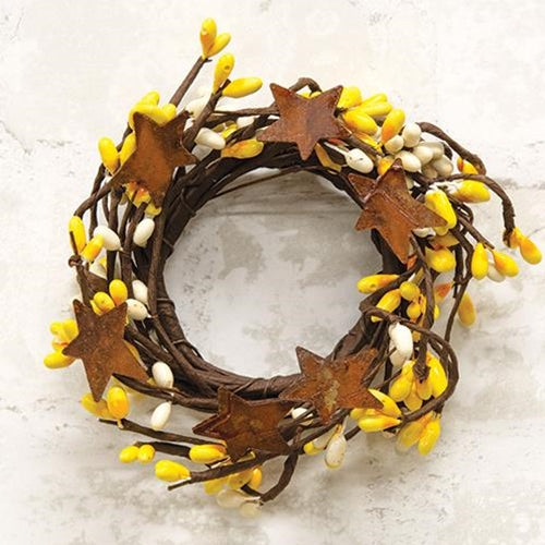 Pip Berry Ring With Stars Yellow & Cream 2