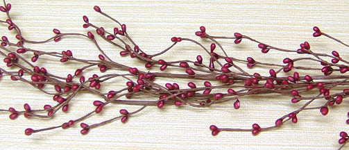 Burgundy Pip Wispy Garland 4' (Pack of 2)