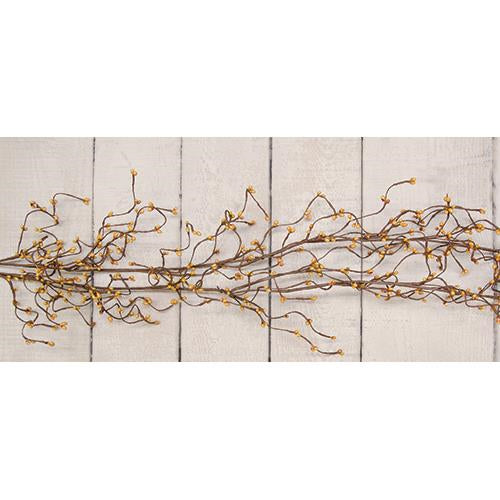 Old Gold Pip Wispy Garland 4' (Pack of 2)