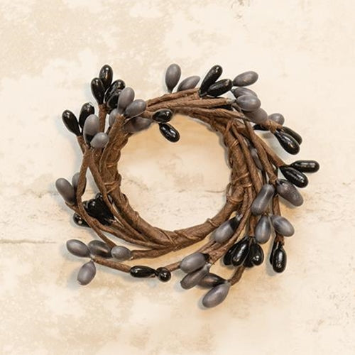 Mini Pip Berry Ring Gray & Black 1.5