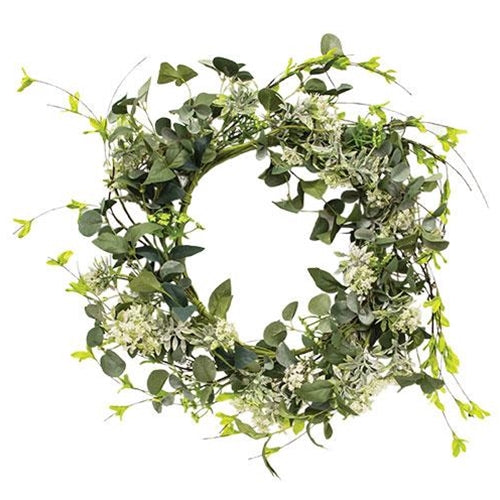 Mixed Queen Ann Heather Wreath 20