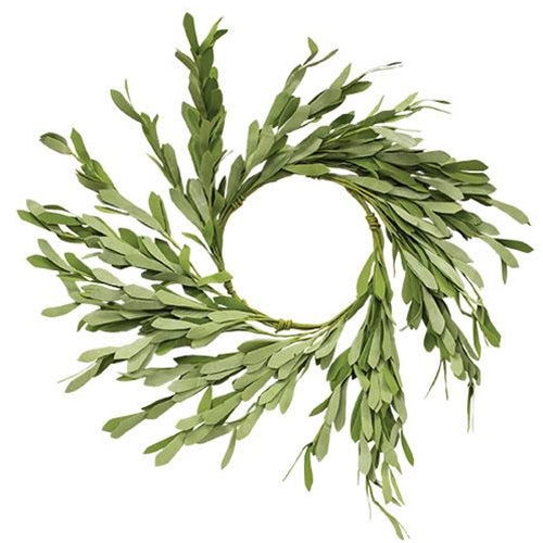 Foamy Willow Leaves Wreath 16