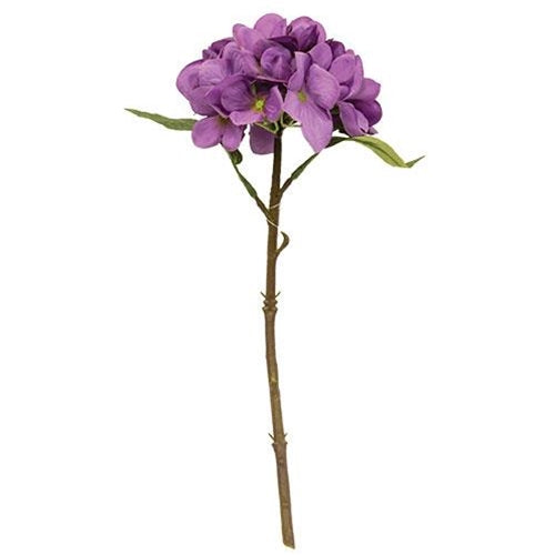 Purple Silk Hydrangea Stem (Pack of 4)