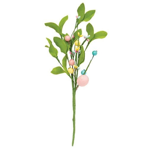 Easter Eggs & Herb Leaves Pick 12