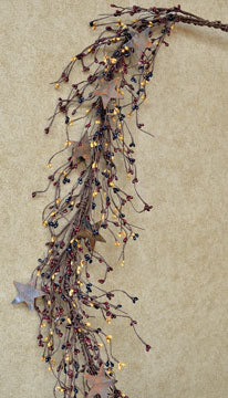 Pip Berry Garland With Stars Colonial Mix 40
