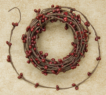 Burgundy Pip String Garland 18 ft. (Pack of 4)