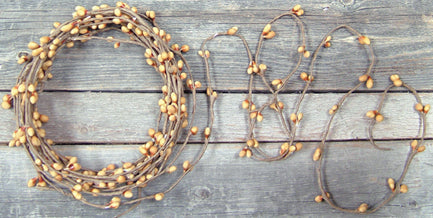 Old Gold Pip String Garland 18 ft. (Pack of 4)