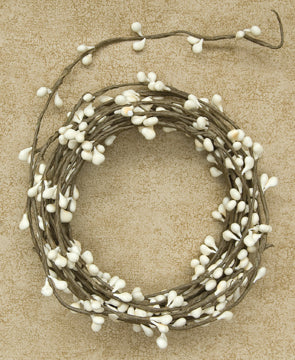 Ivory Pip String Garland 18 ft.  (Pack of 4)