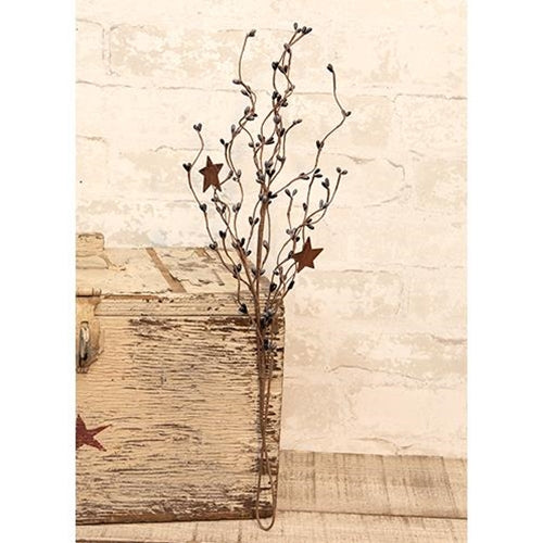 Gray & Black Pip & Star Spray 24