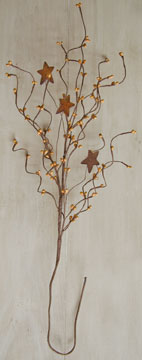 Old Gold Pip & Star Spray 24