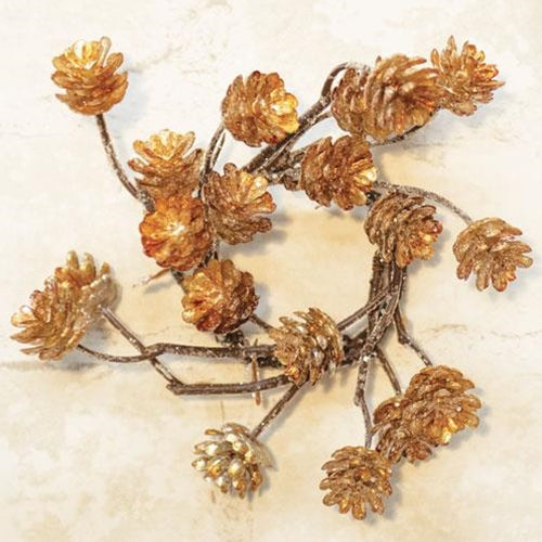 Gleaming Pinecone Ring 1.5