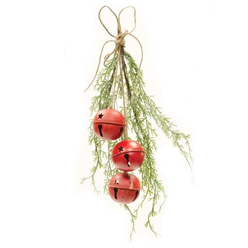 Ice Glazed Cedar Hanging Bush 15
