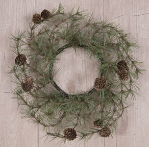 Cypress Pine Candle Ring 4