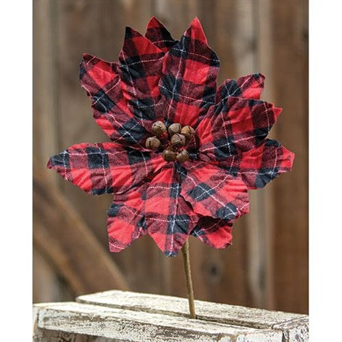 Large Lodge Poinsettia (Pack of 4)