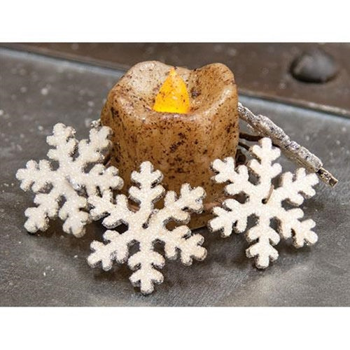 Snowflake Candle Ring 1.5