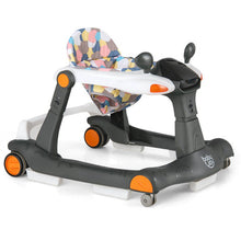Load image into Gallery viewer, 2-in-1 Foldable Activity Push Walker with Adjustable Height-Dark Gray
