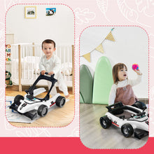 Load image into Gallery viewer, 4-in-1 Foldable Activity Push Walker with Adjustable Height-White
