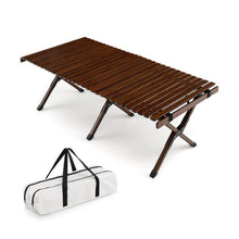 Load image into Gallery viewer, Portable Picnic Table with Carry Bag for Camping and BBQ-Brown
