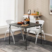 Load image into Gallery viewer, Folding Camping Table with All-Weather HDPE Tabletop and Rustproof Steel Frame-Gray

