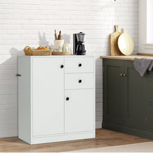 Load image into Gallery viewer, 2-Door Free-standing Kitchen Sideboard with Adjustable Shelves-White
