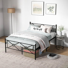 Load image into Gallery viewer, Full/Queen Size Metal Platform Bed Frame with Headboard and Footboard-Full Size
