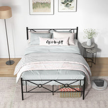 Load image into Gallery viewer, Full/Queen Size Metal Platform Bed Frame with Headboard and Footboard-Full Size
