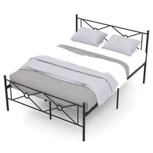 Load image into Gallery viewer, Full/Queen Size Metal Platform Bed Frame with Headboard and Footboard-Full Size

