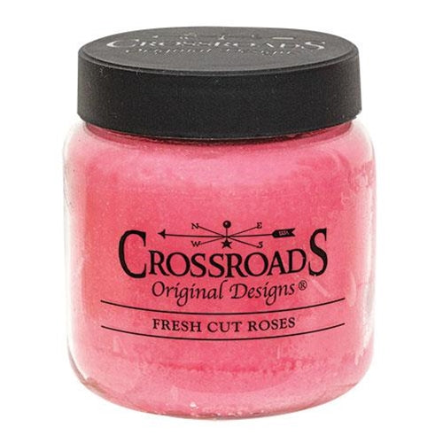 Fresh Cut Roses Jar Candle 16oz (Pack of 2)