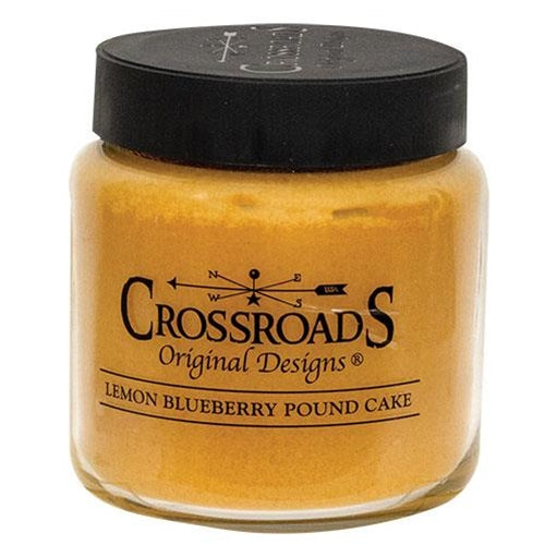 Lemon Blueberry Pound Cake Jar Candle 16oz (Pack of 2)
