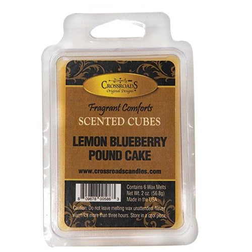 Lemon Blueberry Pound Cake Scent Cubes (Pack of 4)
