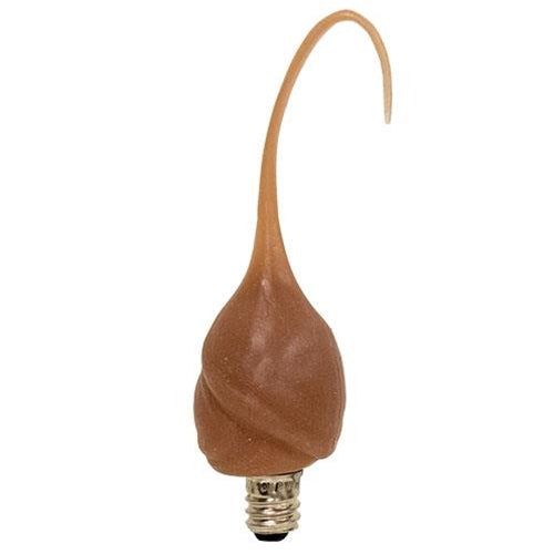 Cinnamon Silicone Flame Cover w/Replaceable Bulb (Pack of 4)