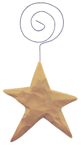 Antique Gold Star Ornament (Pack of 4)