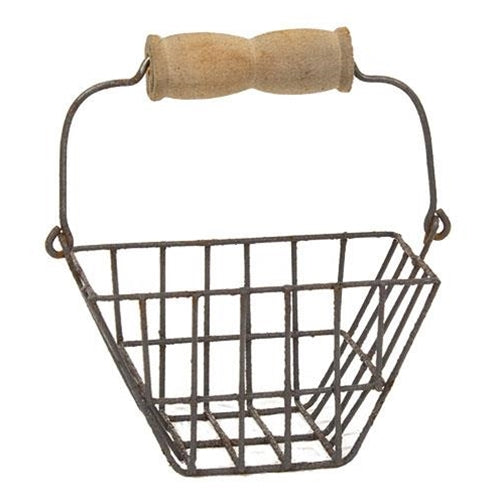 Mini Wire Egg Basket Tote w/Handle (Pack of 4)