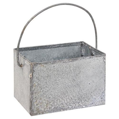 Washed Tin Mini Catch-All (Pack of 4)