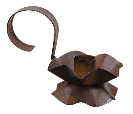 Rusty Flower Taper Holder (Pack of 4)