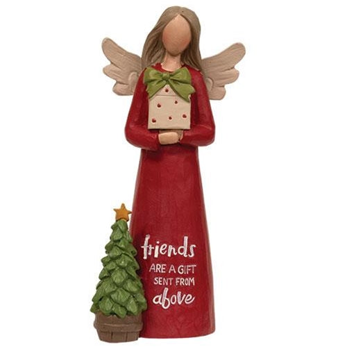Friends are a Gift Christmas Angel (Pack of 2)