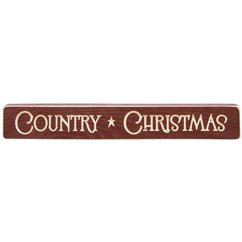 Country Christmas Engraved Block 12