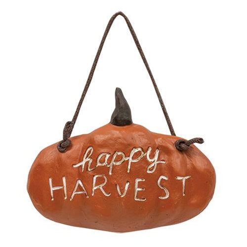 Resin Happy Harvest Hanger  (Pack of 4)