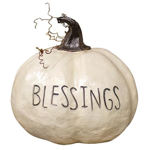 Blessings Resin Pumpkin (Pack of 2)