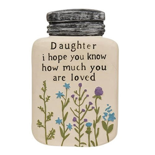 How Much You Are Loved Resin Mason Jar (Pack of 2)