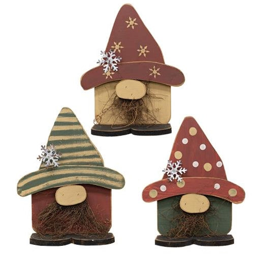 Chubby Christmas Gnome on Base 18.5