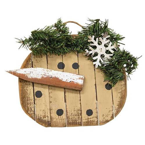 Hanging Lath Snowgirl Head