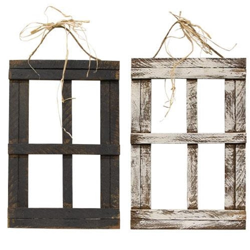 Hanging Farmhouse Window 2 Asstd.