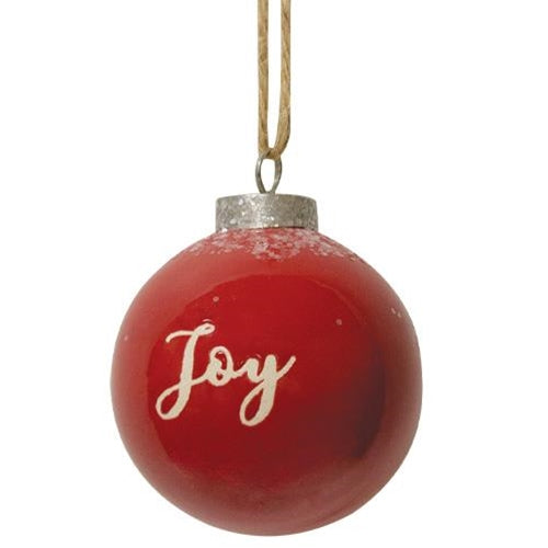 Red Ceramic Ornament 