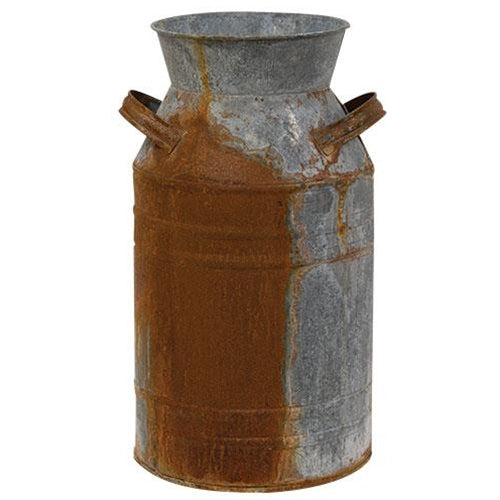 Galvanized Milk Can 11