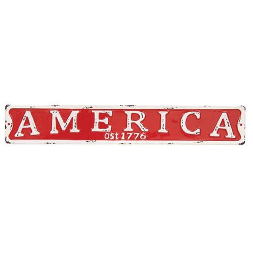 Americana Street Sign 3 Asstd. (Pack of 2)