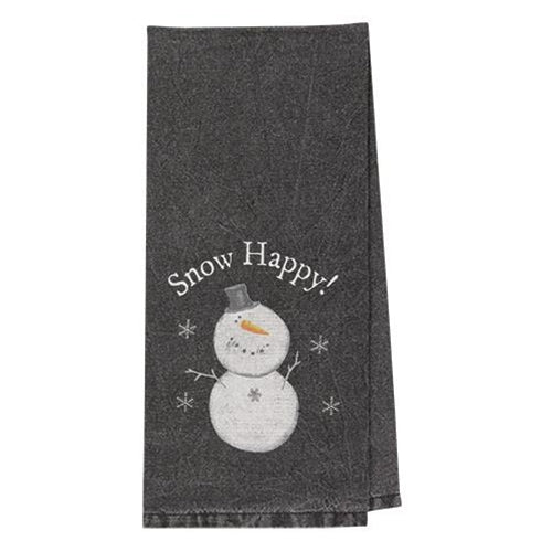 Snow Happy Dish Towel  (Pack of 4)
