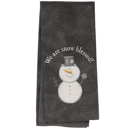 Snow Blessed Dish Towel  (Pack of 4)