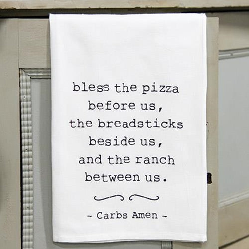 Carbs Amen Dish Towel (Pack of 2)